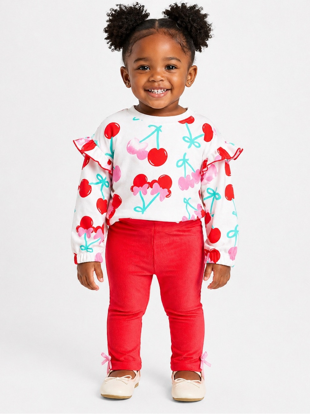 Disney Minnie Mouse Velour Set 2T NWT Red Cozy Outfit Gift - Picture 5 of 8